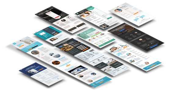 landing page template design