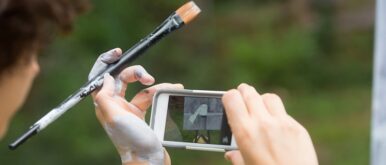 Painting with a phone