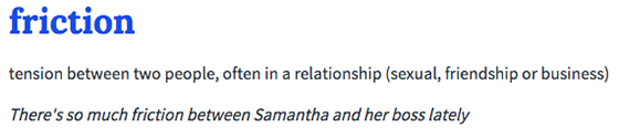 friction