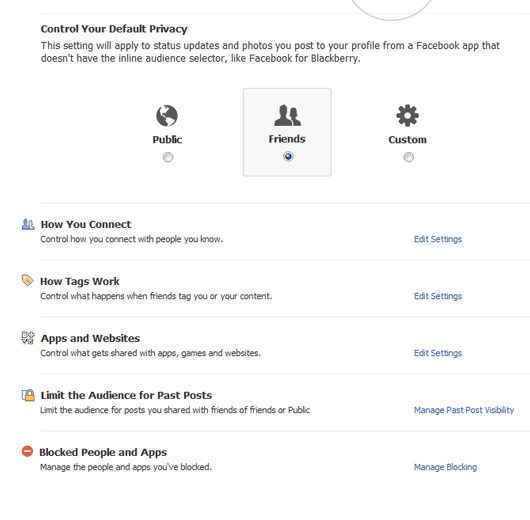 Google Plus Privacy Settings