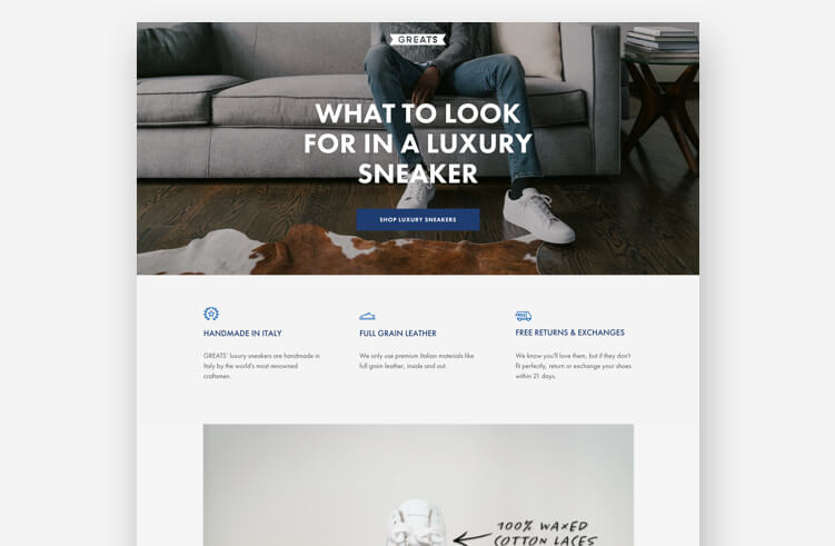 Best Landing Page Design: Greats
