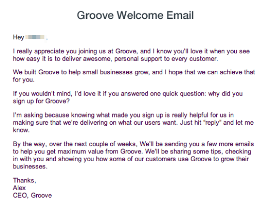 groove-welcome-email