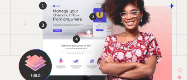 A girl explaining How to build a landing page