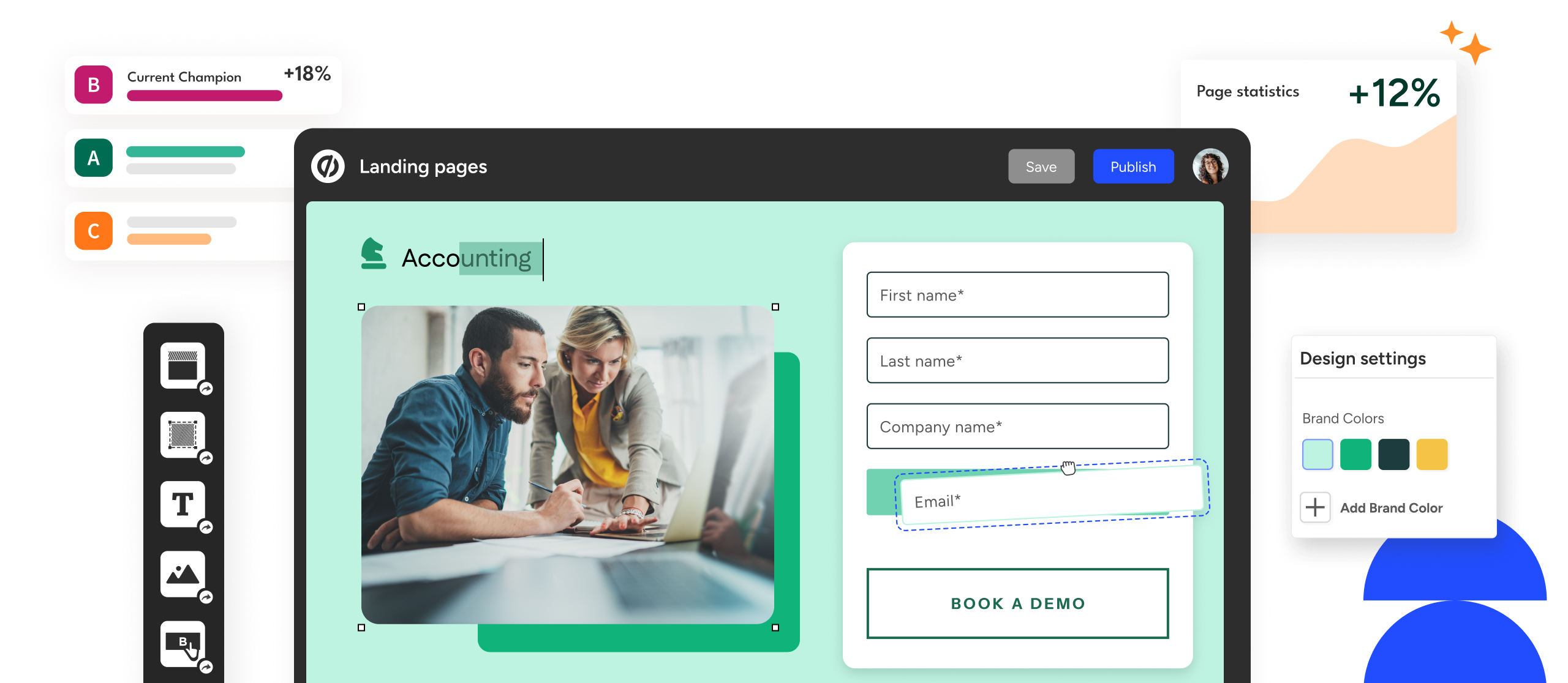 Unbounce - best AI marketing tool for Conversion rate optimization