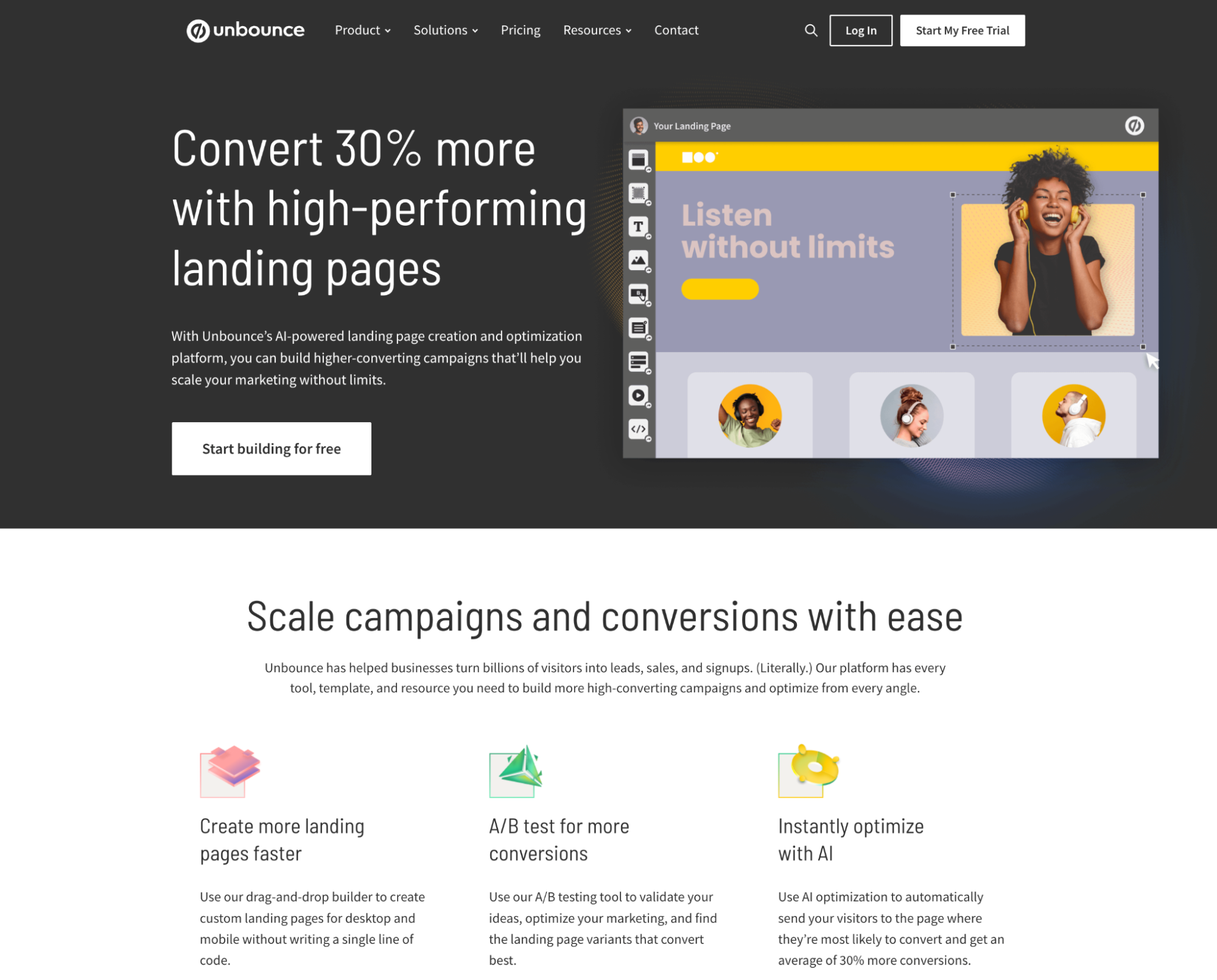 Best landing page builder for marketers and agencies