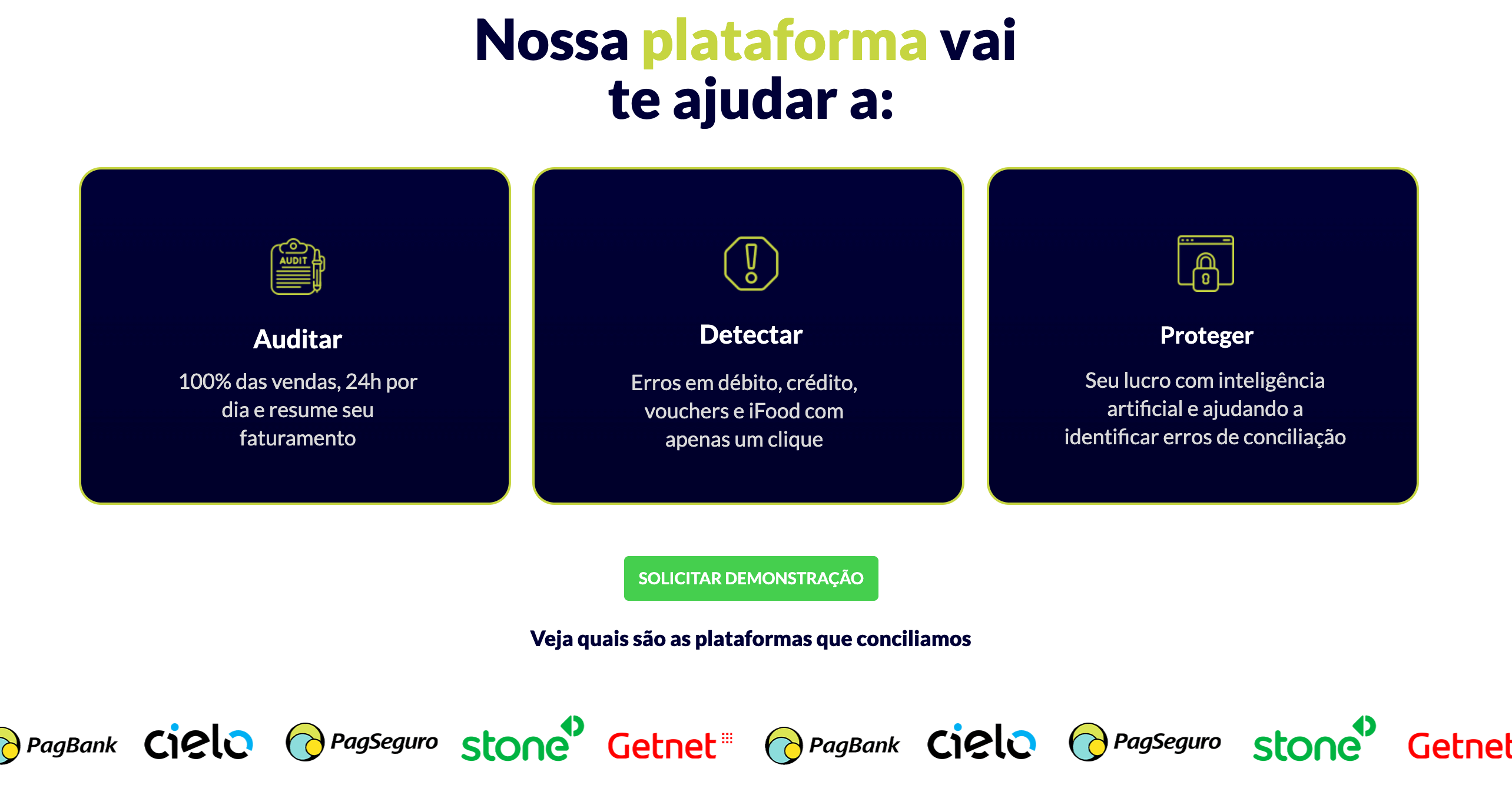 Landing page design example created by V4 Company for Finly Card