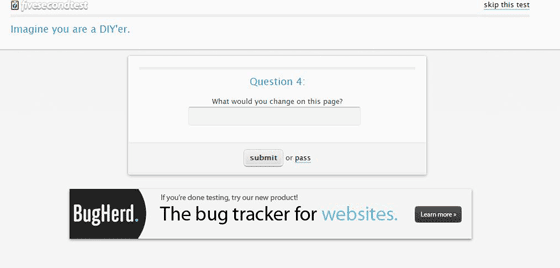 Landing Page Testing with FiveSecondTest
