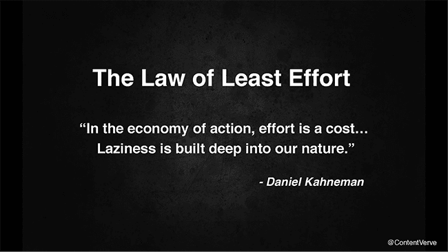 law-of-least-effort