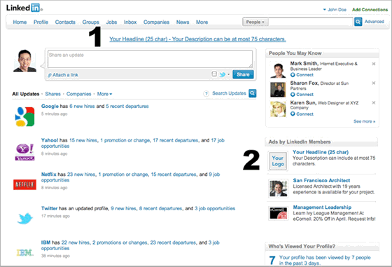 LinkedIn Pay Per Click Advertising