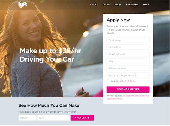 Lyft winning headline