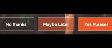 “Maybe Later” – A New Interaction Model for Ecommerce Entrance Popups