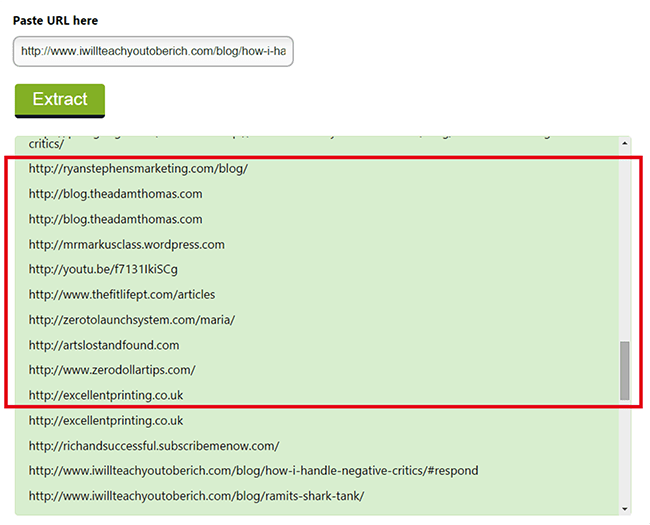 ninja-outreach-url-exctractor