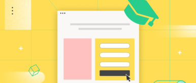 online course landing page examples hero banner