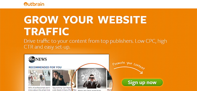 Outbrain winning subheader