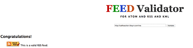 rss feed validator