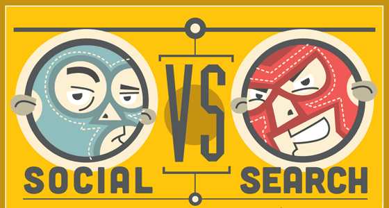 social vs search marketing