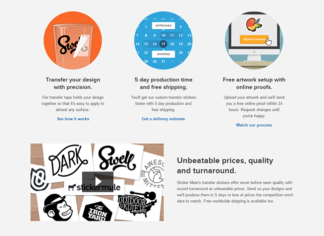 Sticker Mule video