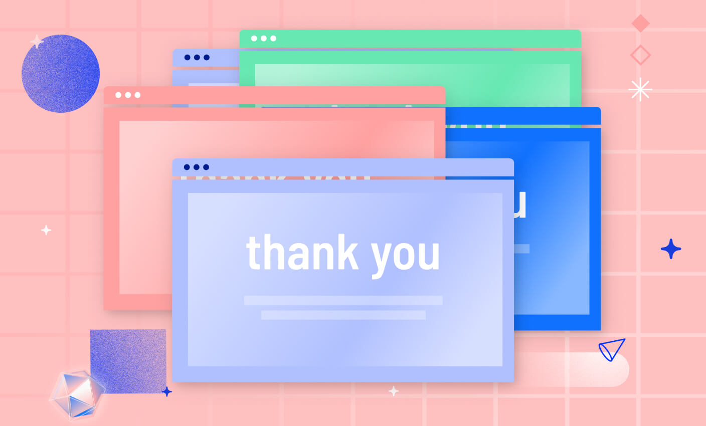 thank you page examples hero banner horizontal