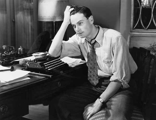 writer and typewriter