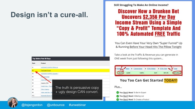 Ugly Landing Page