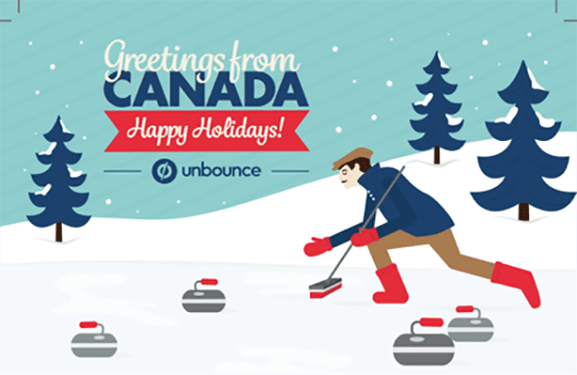 Unbounce holiday video screenshot