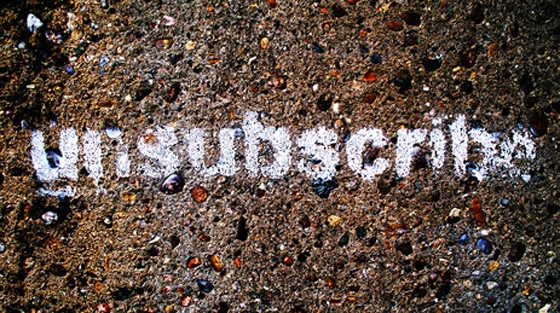 unsubscribe from my email list