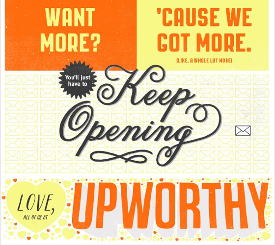 Upworthy email signature example