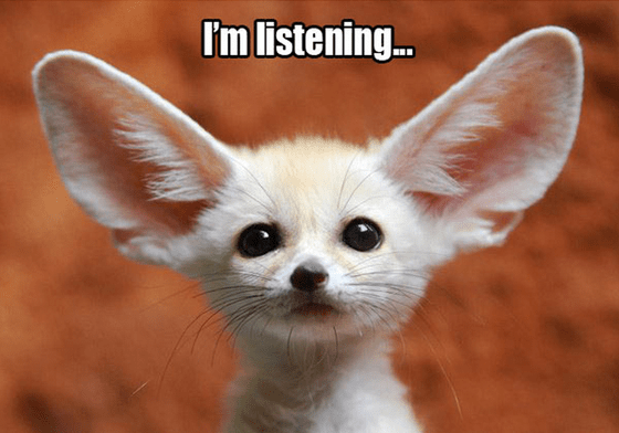 User Feedback - I'm Listening