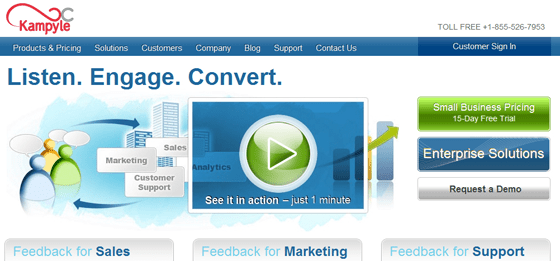 User Feedback Tool Kampyle