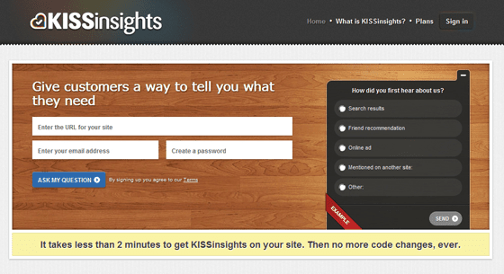 Kiss Insights User Feedback Tool
