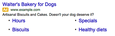 walters-bakery-for-dog-adwords-ad