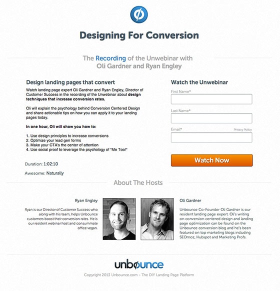 conversion centered design webinar oli gardner